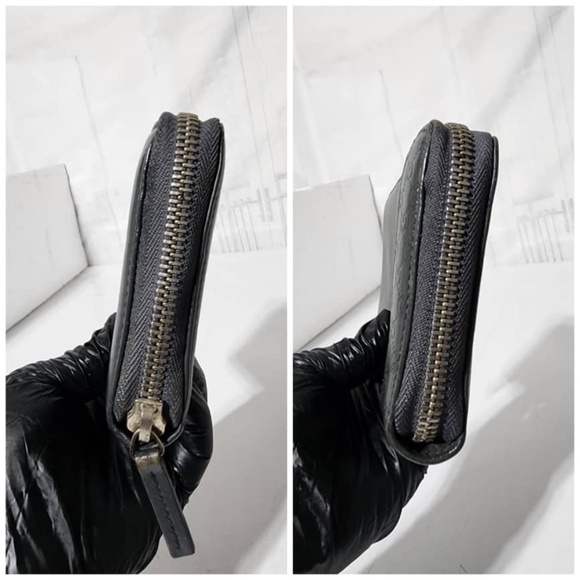 Authentic Gucci GG Signature Leather Continental Wallet Grey - Picture 4 of 12